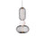 Noir Mesh Double Sphere Pendant Light