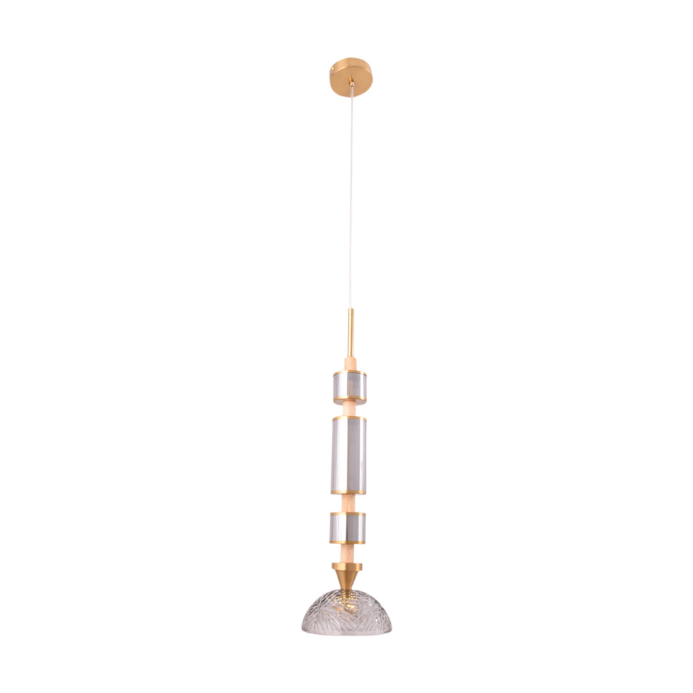 Ethereal Glow Glass Pendant Light (Black)