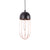 Copper Cage Black Pendant Light with E27 Holder