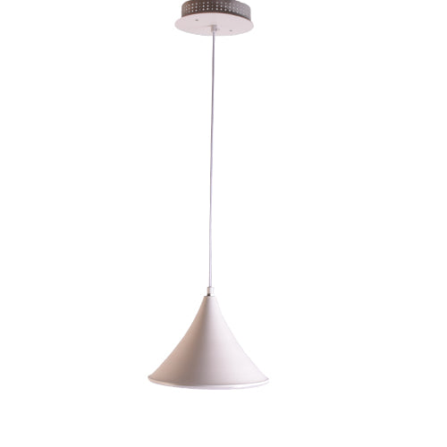 White cone light shade