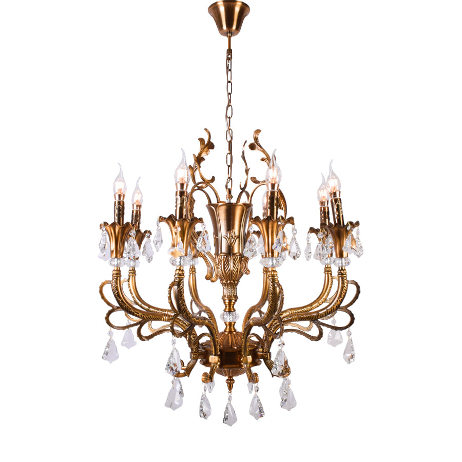 Antique Bronze Chandelier - 8 Light