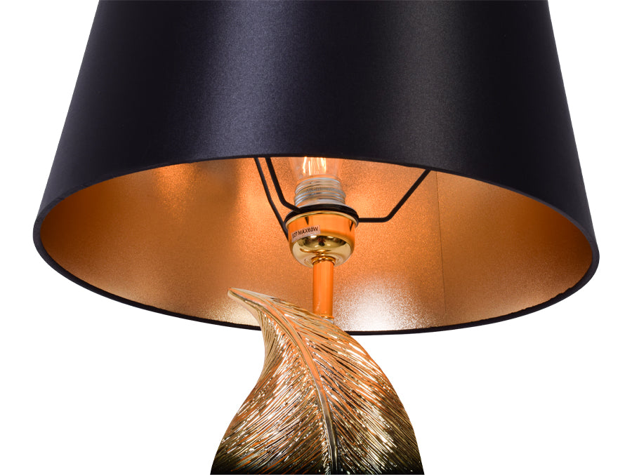 Gold leaf store lamp shade